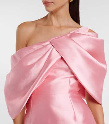 Vestido de cóctel Davina de satén | Solace London