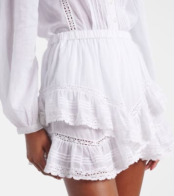 Geana ruffled cotton shorts | Marant Etoile