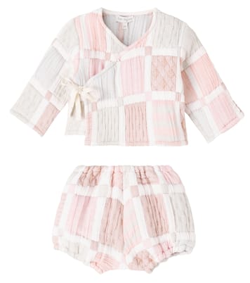 Baby Mai cotton-blend top and bloomers set | Bebe Organic
