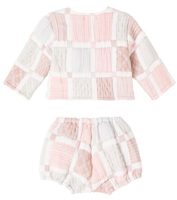 Baby Mai cotton-blend top and bloomers set | Bebe Organic