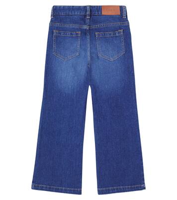 Mid-rise wide-leg jeans | Chloé Kids