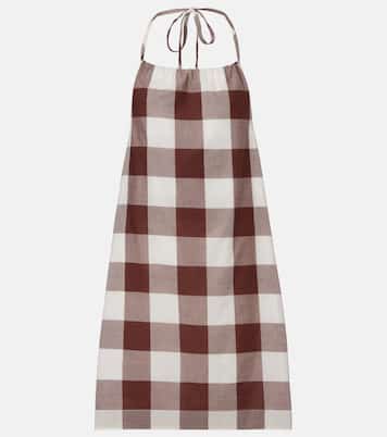 Robe Callie en coton à carreaux vichy | Posse