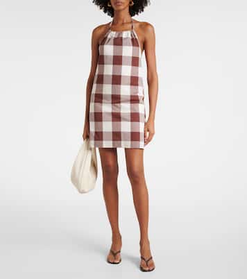 Robe Callie en coton à carreaux vichy | Posse