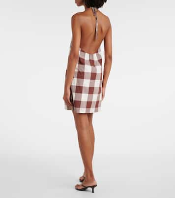 Robe Callie en coton à carreaux vichy | Posse