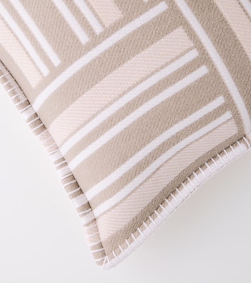 Coussin en jacquard de laine et cachemire | Loro Piana