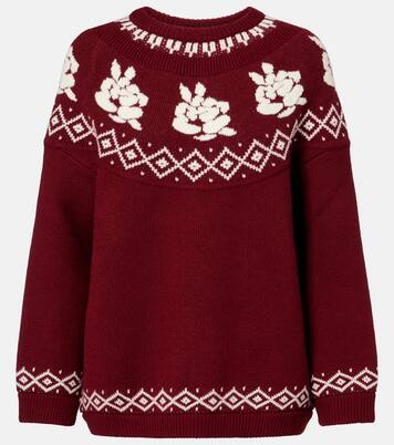 Patterned wool sweater | Magda Butrym