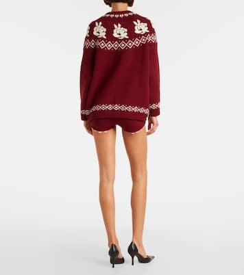 Patterned wool sweater | Magda Butrym