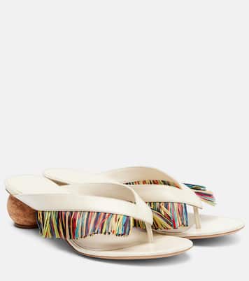 Bettie fringed sandals  | Ferragamo
