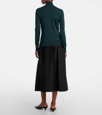 Wool and silk turtleneck sweater | Carolina Herrera