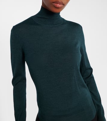 Wool and silk turtleneck sweater | Carolina Herrera