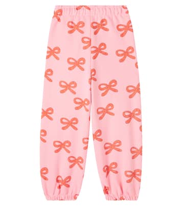 Worms printed cotton jersey sweatpants | Tinycottons