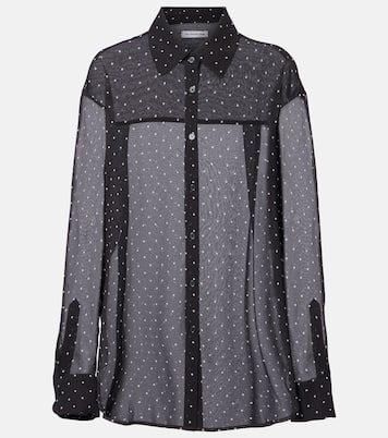 Peri polka-dot shirt | The Frankie Shop