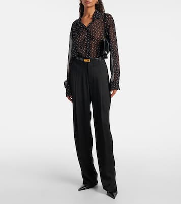 Peri polka-dot shirt | The Frankie Shop