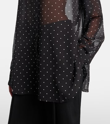 Peri polka-dot shirt | The Frankie Shop