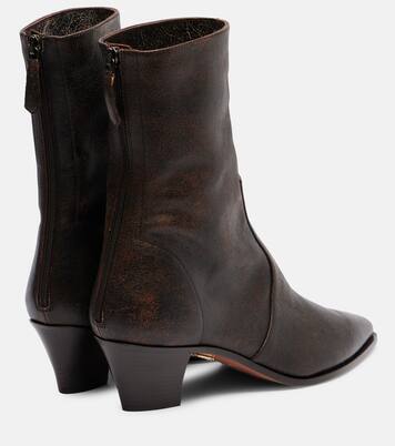 Ankle Boots Brunswick 45 aus Leder | Aquazzura