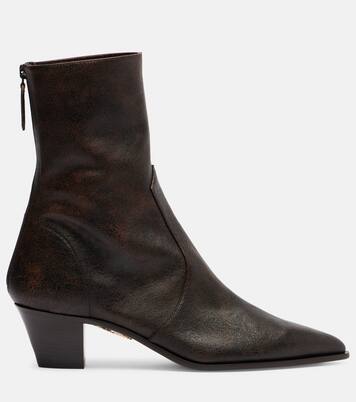 Ankle Boots Brunswick 45 aus Leder | Aquazzura