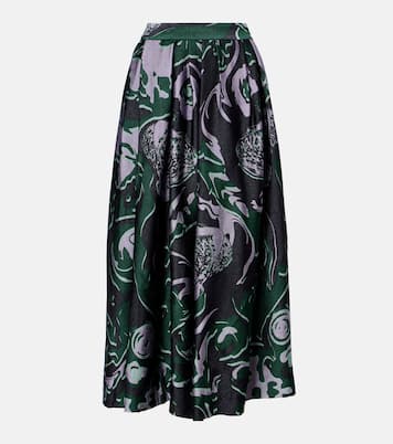 Jupe midi imprimée | Dries Van Noten