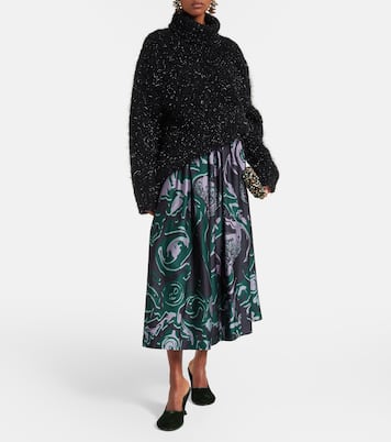 Jupe midi imprimée | Dries Van Noten