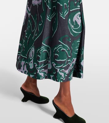 Jupe midi imprimée | Dries Van Noten