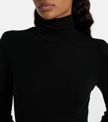 توب ليوتار من الجيرسيه بياقة عالية Wilma | Agolde