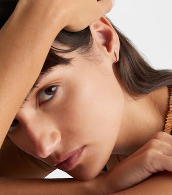 Berbere 18kt rose gold single earring with diamonds | Repossi