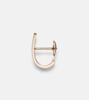 Berbere 18kt rose gold single earring with diamonds | Repossi
