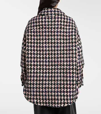 Leather-trimmed overshirt | Loewe