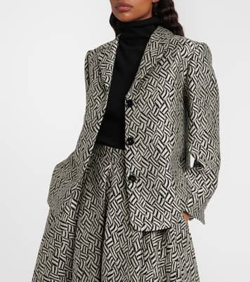 Lira cotton-blend jacquard blazer | 'S Max Mara