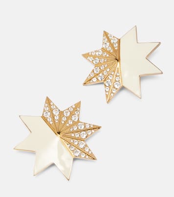 Pas Plus Swarovski® 임벨리시드 이어링 | Valentino