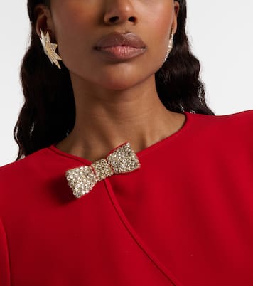 Pas Plus Swarovski® 임벨리시드 이어링 | Valentino