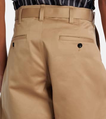 Bermuda in cotone con cintura | Sacai