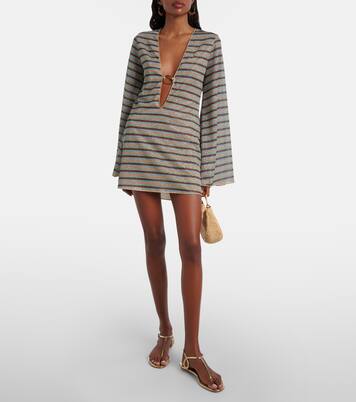 Lumière striped minidress | Oséree