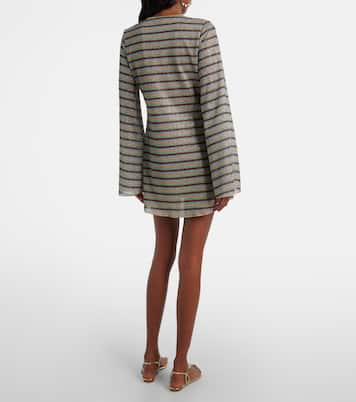 Lumière striped minidress | Oséree