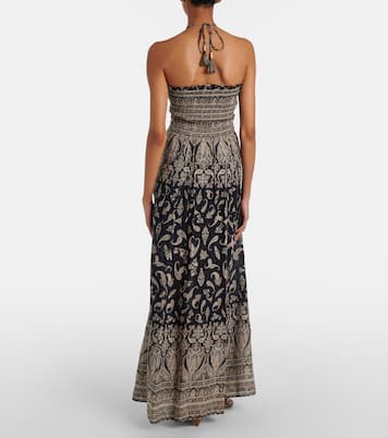Ayanna paisley shirred maxi dress | Veronica Beard