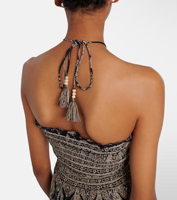 Ayanna paisley shirred maxi dress | Veronica Beard