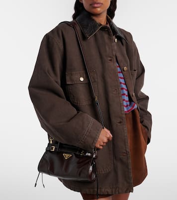 Prada Bonnie Mini leather top-handle bag | Prada