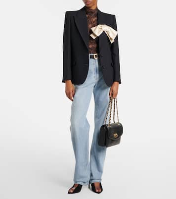 Djuna Medium leather shoulder bag | Valentino Garavani