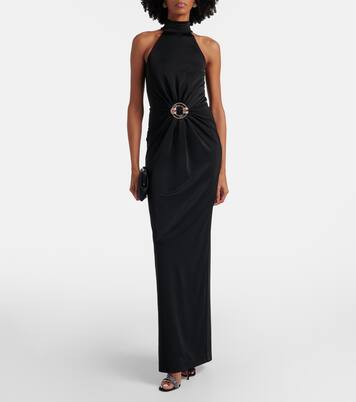 Nala embellished halterneck gown | Rebecca Vallance