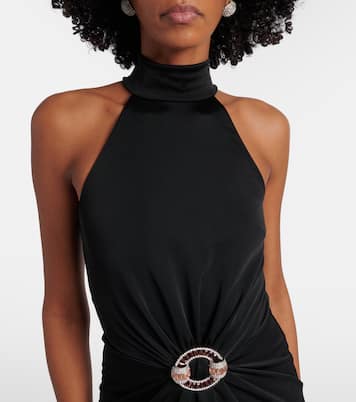 Nala embellished halterneck gown | Rebecca Vallance