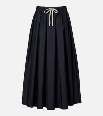 Pineta pleated cotton midi skirt | 'S Max Mara