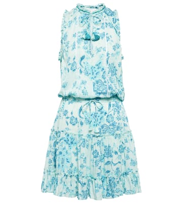 Clara tasseled printed minidress | Poupette St Barth