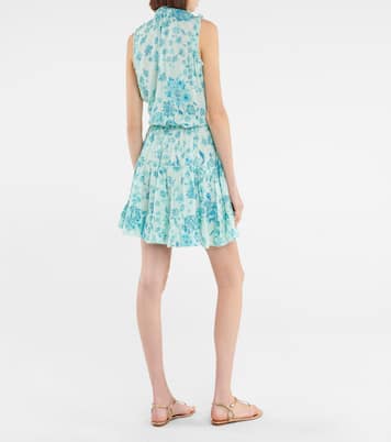 Clara tasseled printed minidress | Poupette St Barth