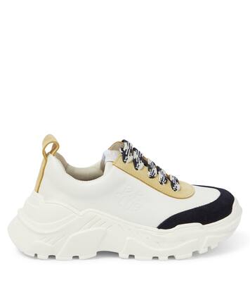 Zapatillas Jumpy de piel y ante | Bonpoint