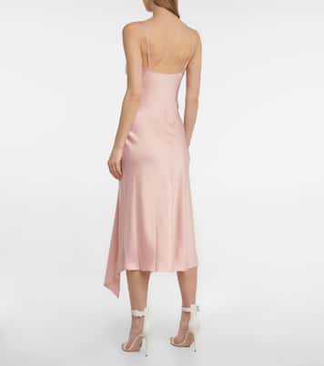 Nellie satin slip midi dress | Simkhai