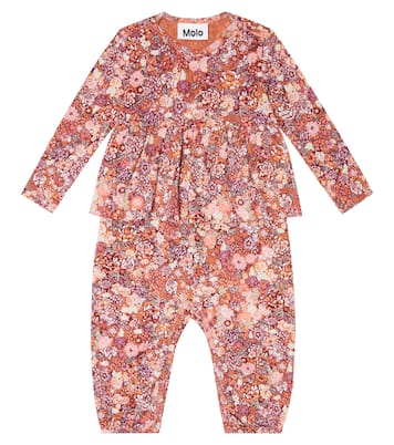 Bebé - mono Flavia en mezcla de algodón floral | Molo