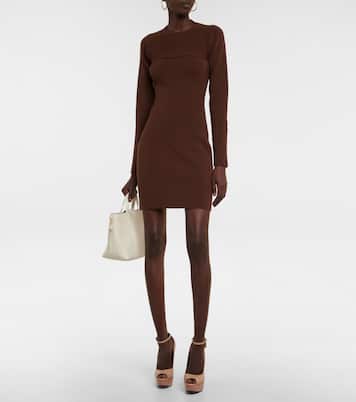 Minikleid aus Rippstrick | Tom Ford