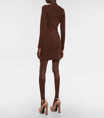 Minikleid aus Rippstrick | Tom Ford