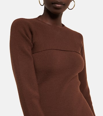 Minikleid aus Rippstrick | Tom Ford