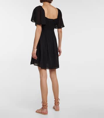 Esme cotton gauze minidress | Velvet