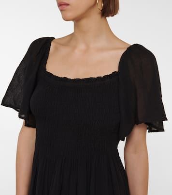 Esme cotton gauze minidress | Velvet